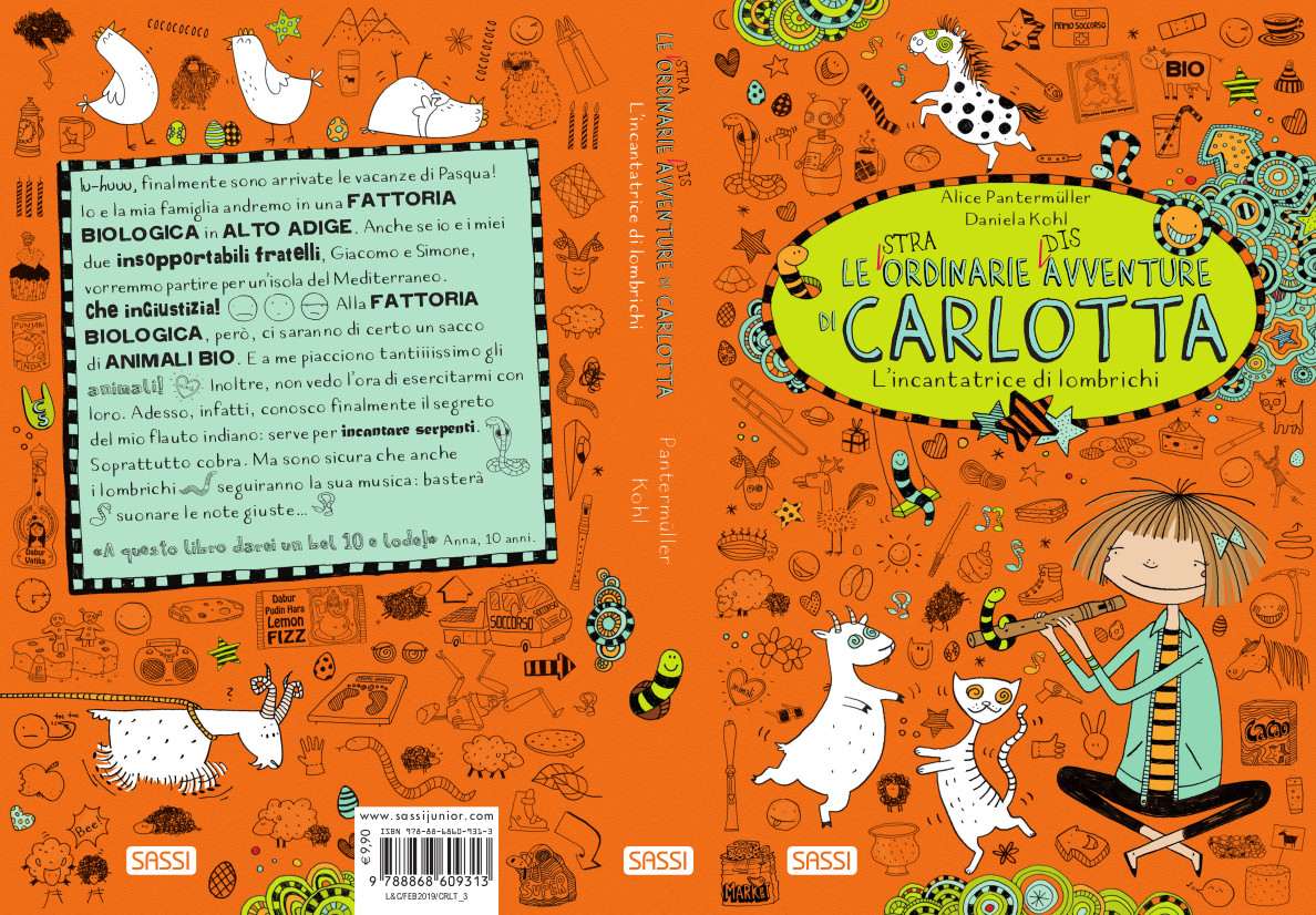 LE (STRA)ORDINARIE (DIS)AVVENTURE DI CARLOTTA. Volume 7 - Attenti all'orso! - Sassi Junior - - Giocattoli di Qualità